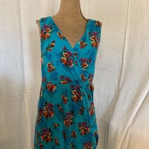 Garnet hill faux wrap dress.